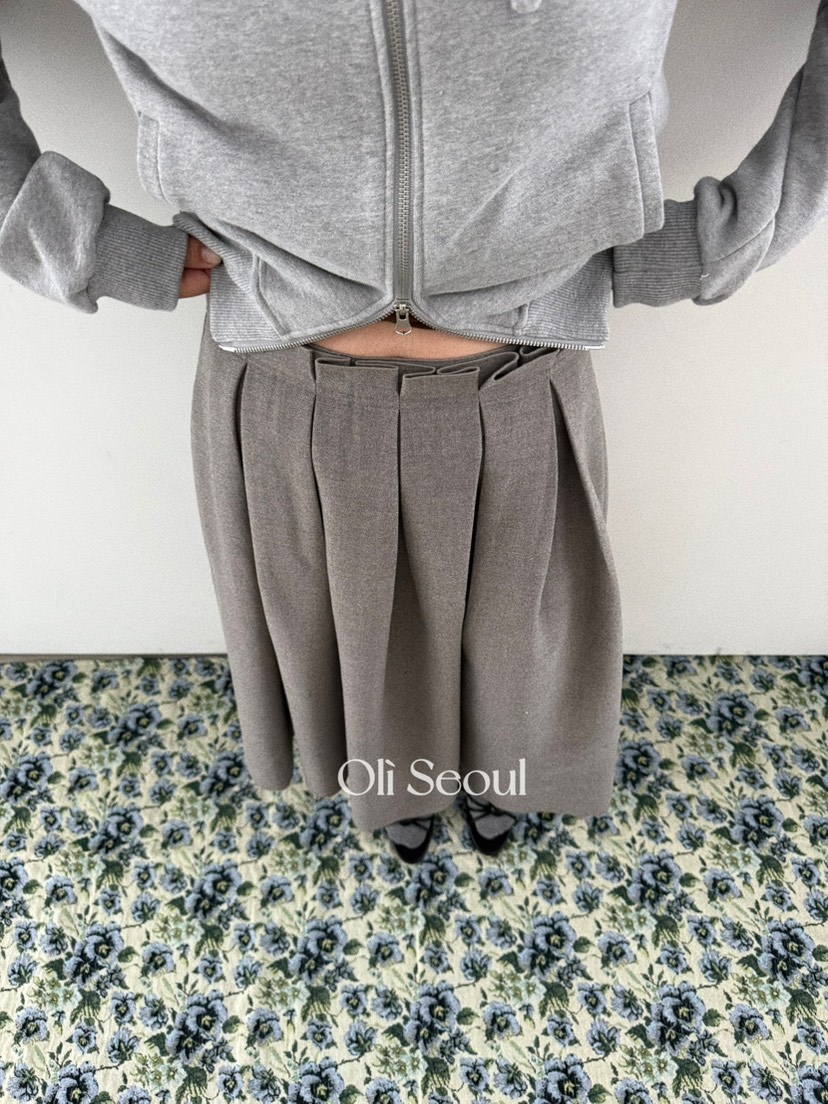 OLI SEOUL東大門㊣代購女士新品25秋冬推薦人氣真品職業長裙OLI SEOUL長裙