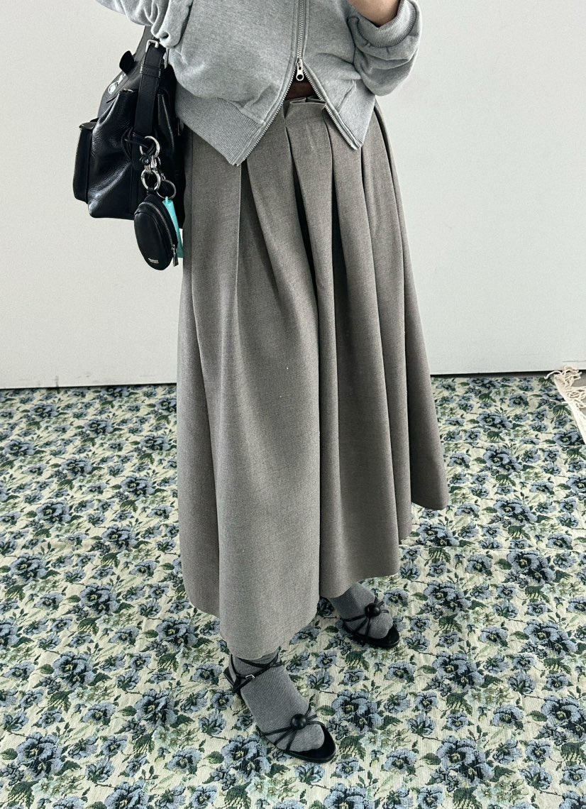 OLI SEOUL東大門㊣代購女士新品25秋冬推薦人氣真品職業長裙OLI SEOUL長裙
