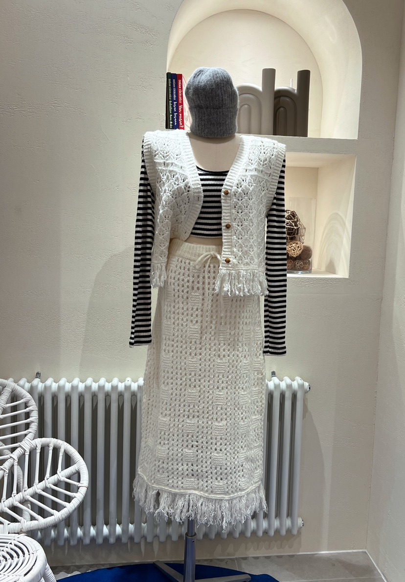 LIKEVAM韓國代購㊣女裝新款職業推薦人氣休閑熱賣25秋冬長裙LIKEVAM長裙