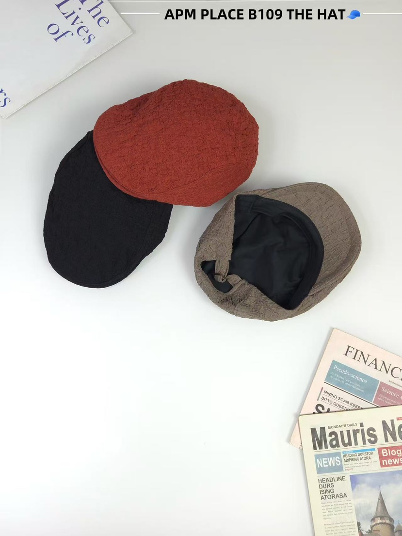 THE HAT-P韓國代購㊣女士新款職業推薦熱賣時尚真品帽子復古THE HAT帽子