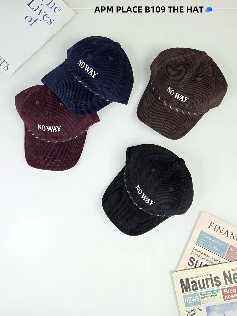 THE HAT-P東大門㊣直郵女裝新品25秋冬推薦真品帽子燈心絨THE HAT帽子
