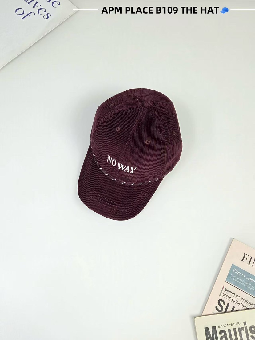 THE HAT-P東大門㊣直郵女裝新品25秋冬推薦真品帽子燈心絨THE HAT帽子