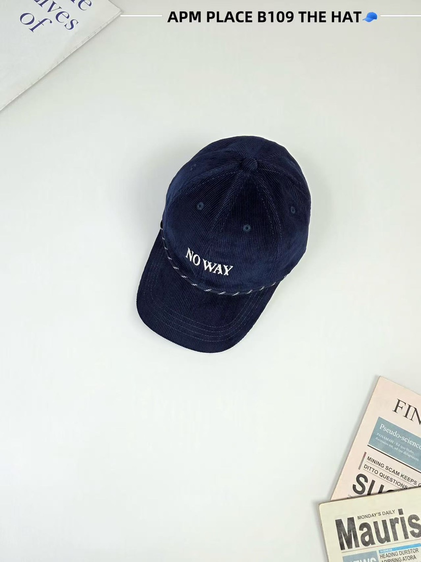 THE HAT-P東大門㊣直郵女裝新品25秋冬推薦真品帽子燈心絨THE HAT帽子圖色2