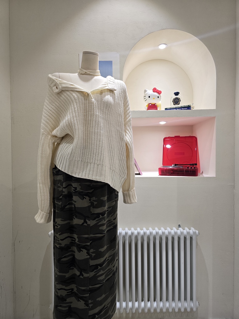 LIKEVAM東大門㊣實拍女裝新款真品推薦熱賣休閑人氣25秋冬長裙LIKEVAM長裙