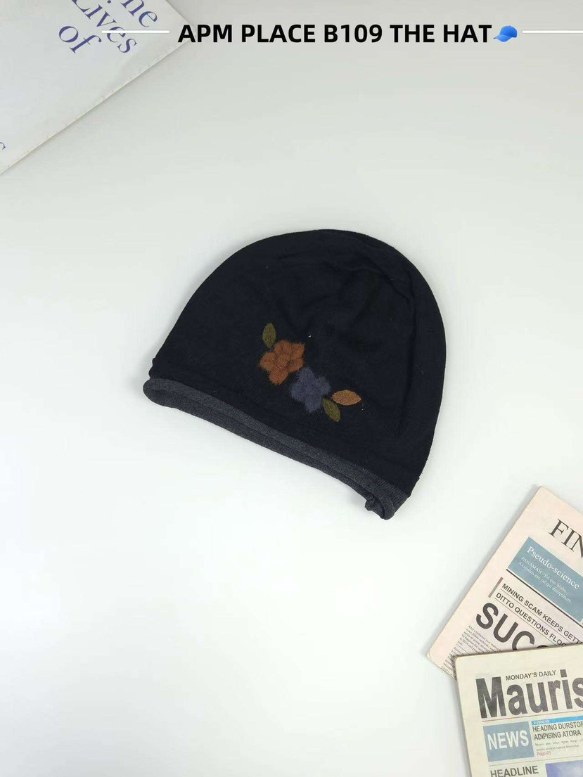 THE HAT-P東大門㊣實拍女裝新品25秋冬熱賣真品帽子花朵復古THE HAT帽子圖色4