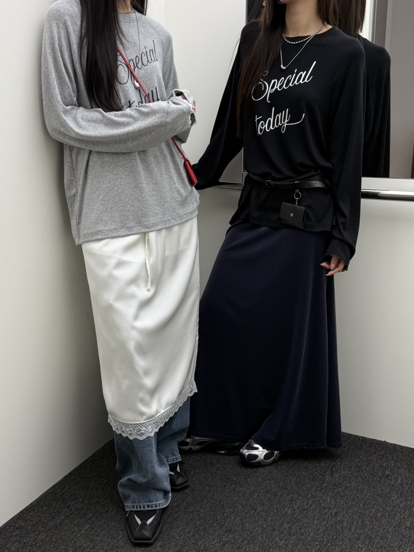 SPECIAL東大門㊣實拍女士新品25秋冬時尚職業人氣熱賣長袖T恤SPECIAL長袖T恤