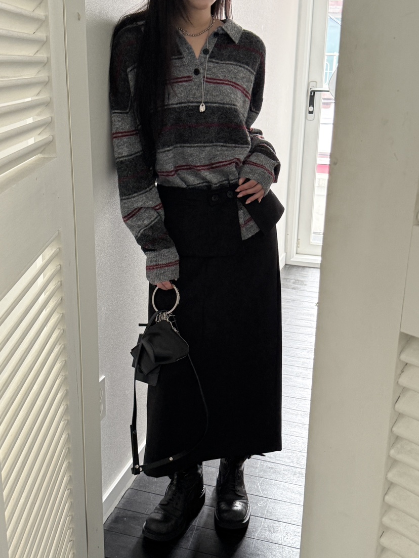 SPECIAL東大門㊣代購女裝新款熱賣推薦時尚人氣休閑毛衣條紋SPECIAL毛衣