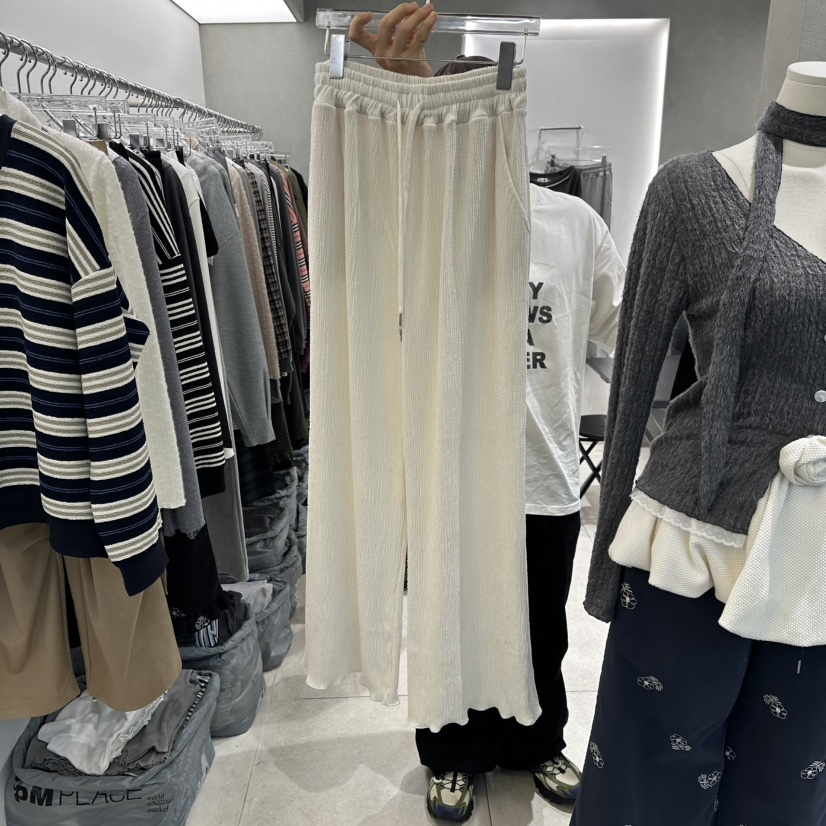ANDE東大門㊣代購女裝新品熱賣人氣真品推薦25秋冬休閑褲天鵝絨Ande休閑褲圖色2