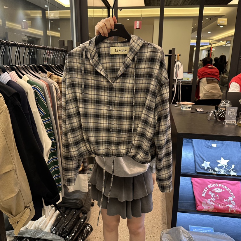 LE ETOILE韓國代購㊣女士新品職業25秋冬真品熱賣襯衫蕾絲衫LE ETOILE襯衫/蕾絲衫圖色3