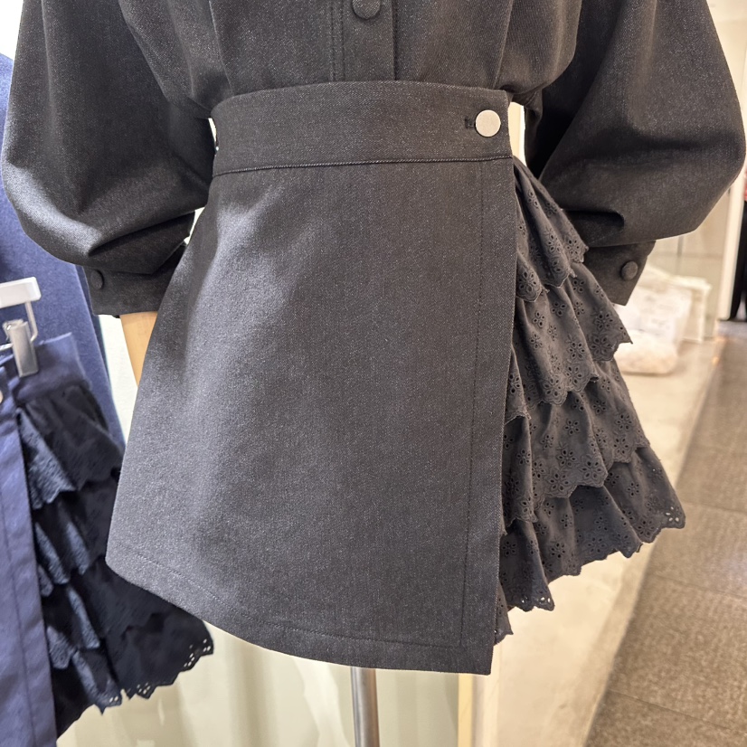 OREUM東大門㊣實拍女裝新品時尚職業真品25秋冬推薦裙褲混紡OREUM裙褲圖色1