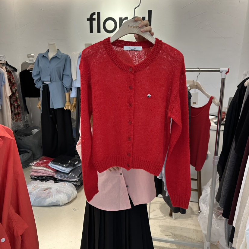 FLORAL東大門㊣代購女士新款熱賣時尚職業25秋冬推薦針織衫FLORAL針織衫圖色3