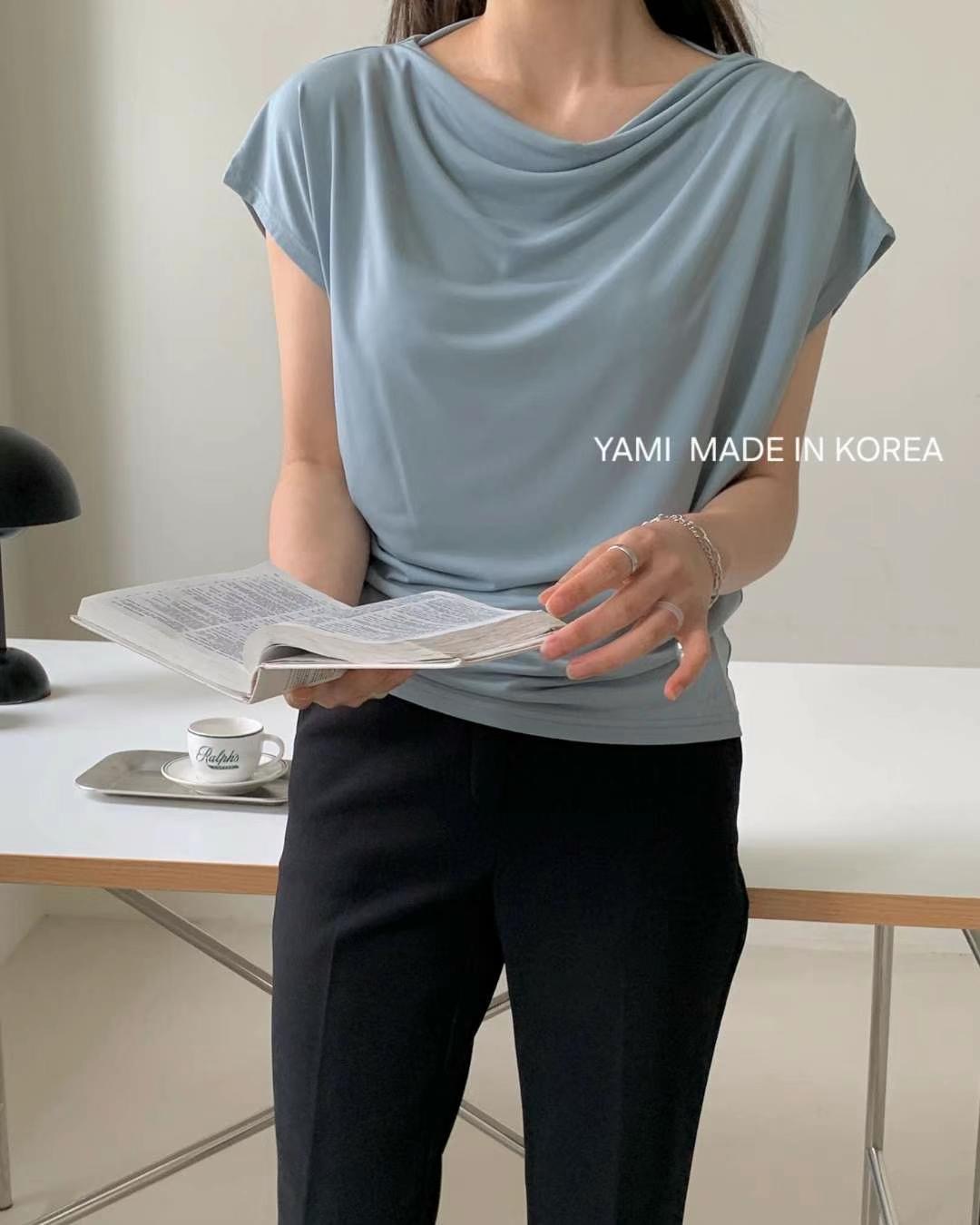 YAMI-야미-T東大門㊣直郵女士新品職業人氣時尚25秋冬T恤YAMIT恤