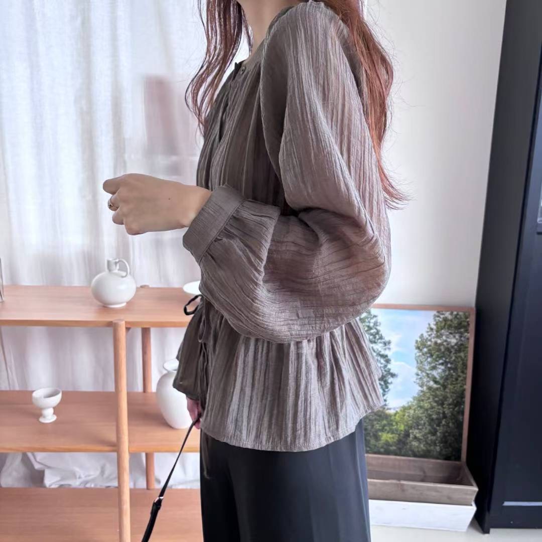 MAENEW東大門㊣實拍女士新款休閑推薦人氣25秋冬襯衫蕾絲衫MAENEW襯衫/蕾絲衫