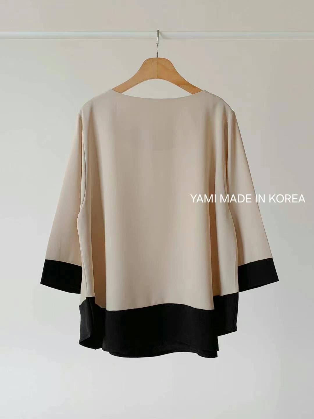 YAMI-야미-T東大門㊣直郵女士新款職業人氣真品熱賣長袖T恤YAMI長袖T恤