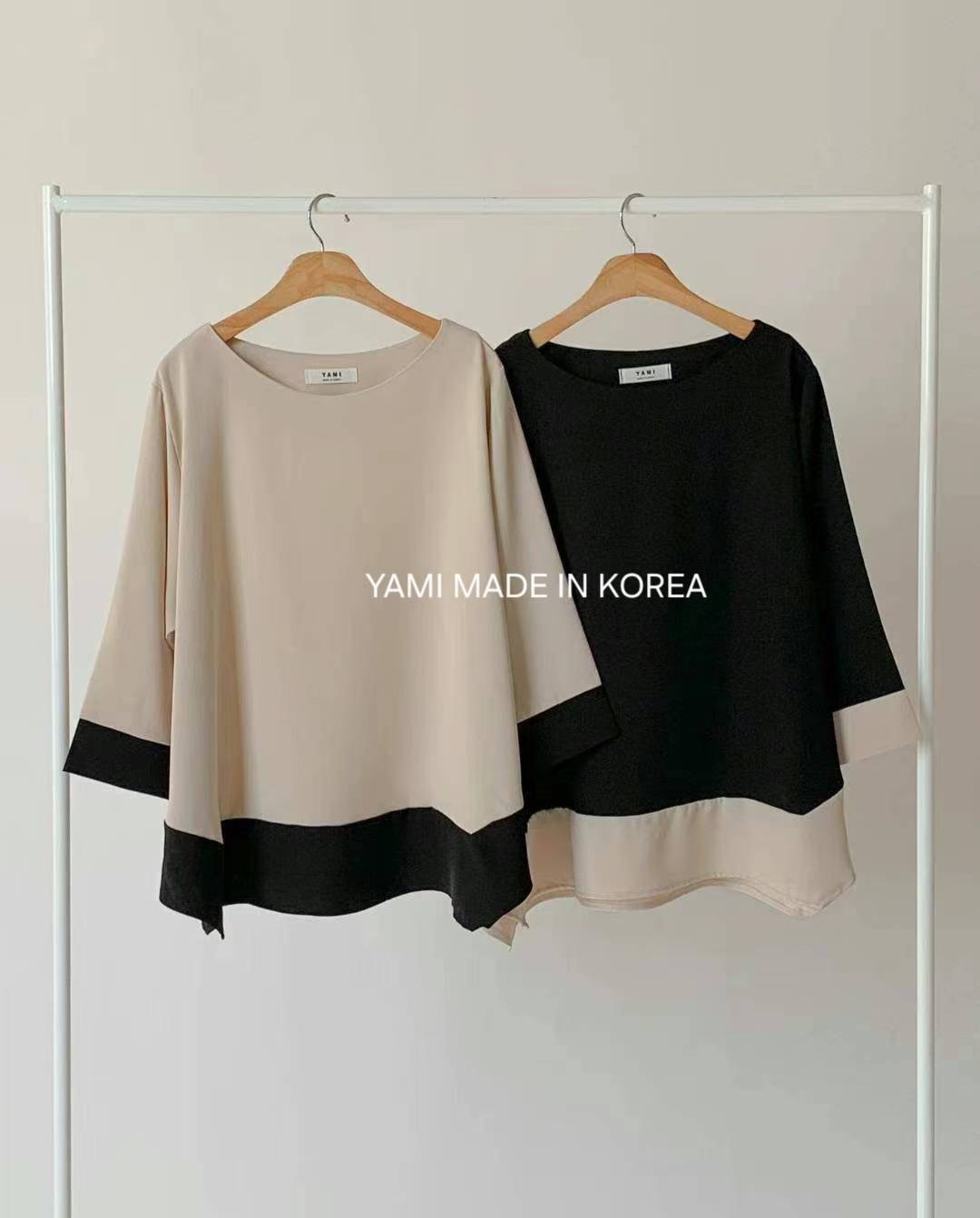 YAMI-야미-T東大門㊣直郵女士新款職業人氣真品熱賣長袖T恤YAMI長袖T恤