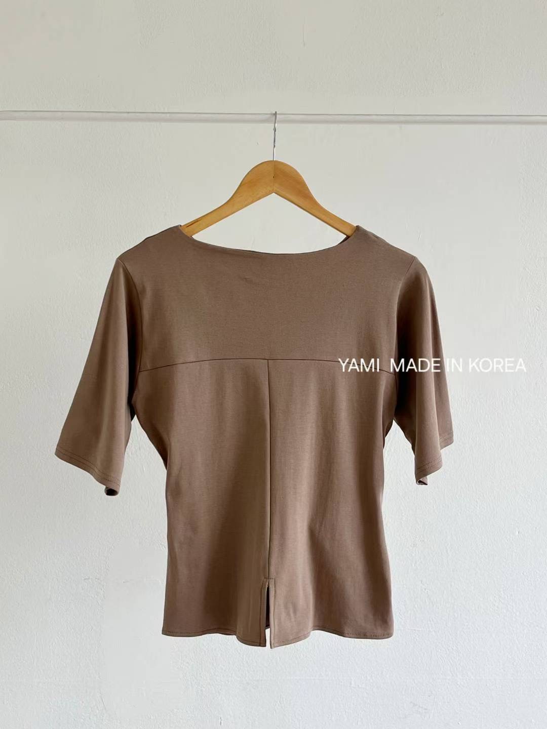 YAMI-야미-T東大門㊣直郵女裝新款推薦休閑人氣職業熱賣T恤YAMIT恤