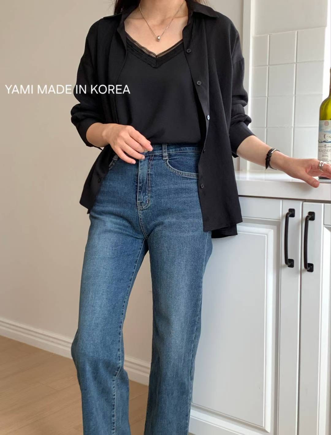 YAMI-야미-T韓國代購㊣女裝新品職業25秋冬熱賣襯衫蕾絲衫YAMI襯衫/蕾絲衫