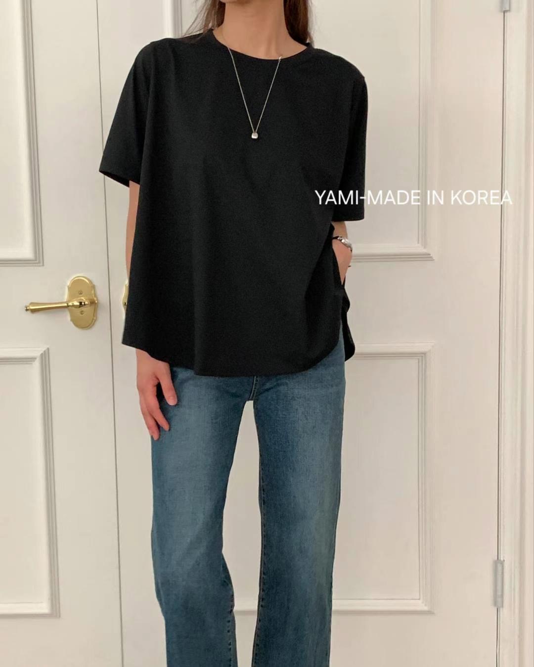 YAMI-야미-T韓國代購㊣女裝新款推薦職業25秋冬時尚熱賣T恤YAMIT恤
