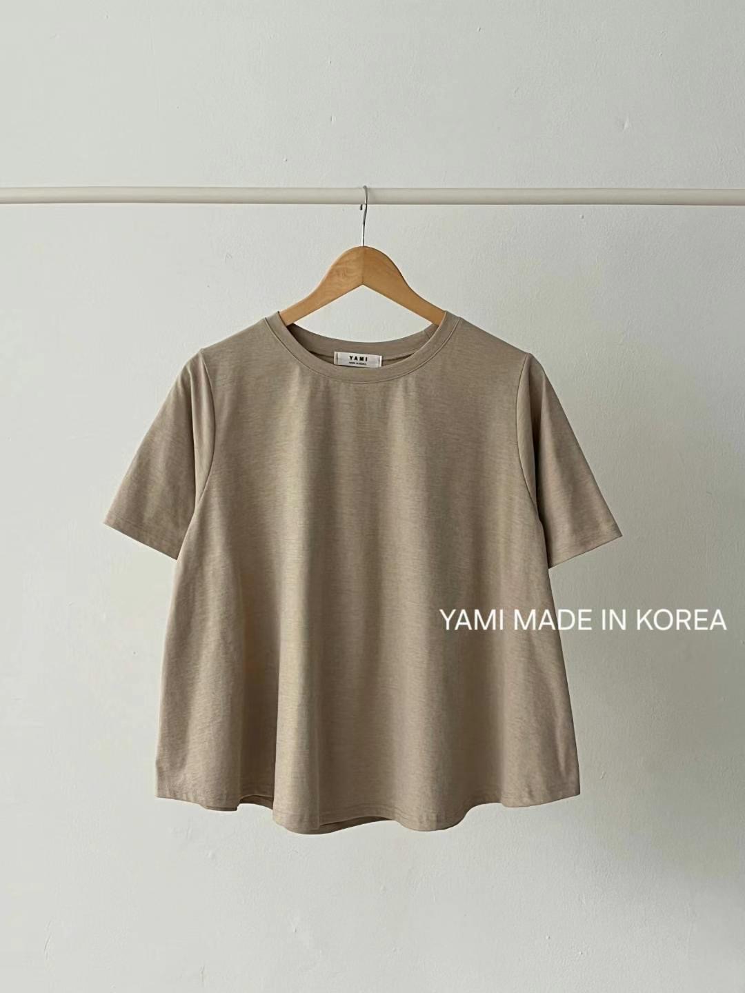 YAMI-야미-T韓國代購㊣女裝新款推薦職業25秋冬時尚熱賣T恤YAMIT恤圖色1