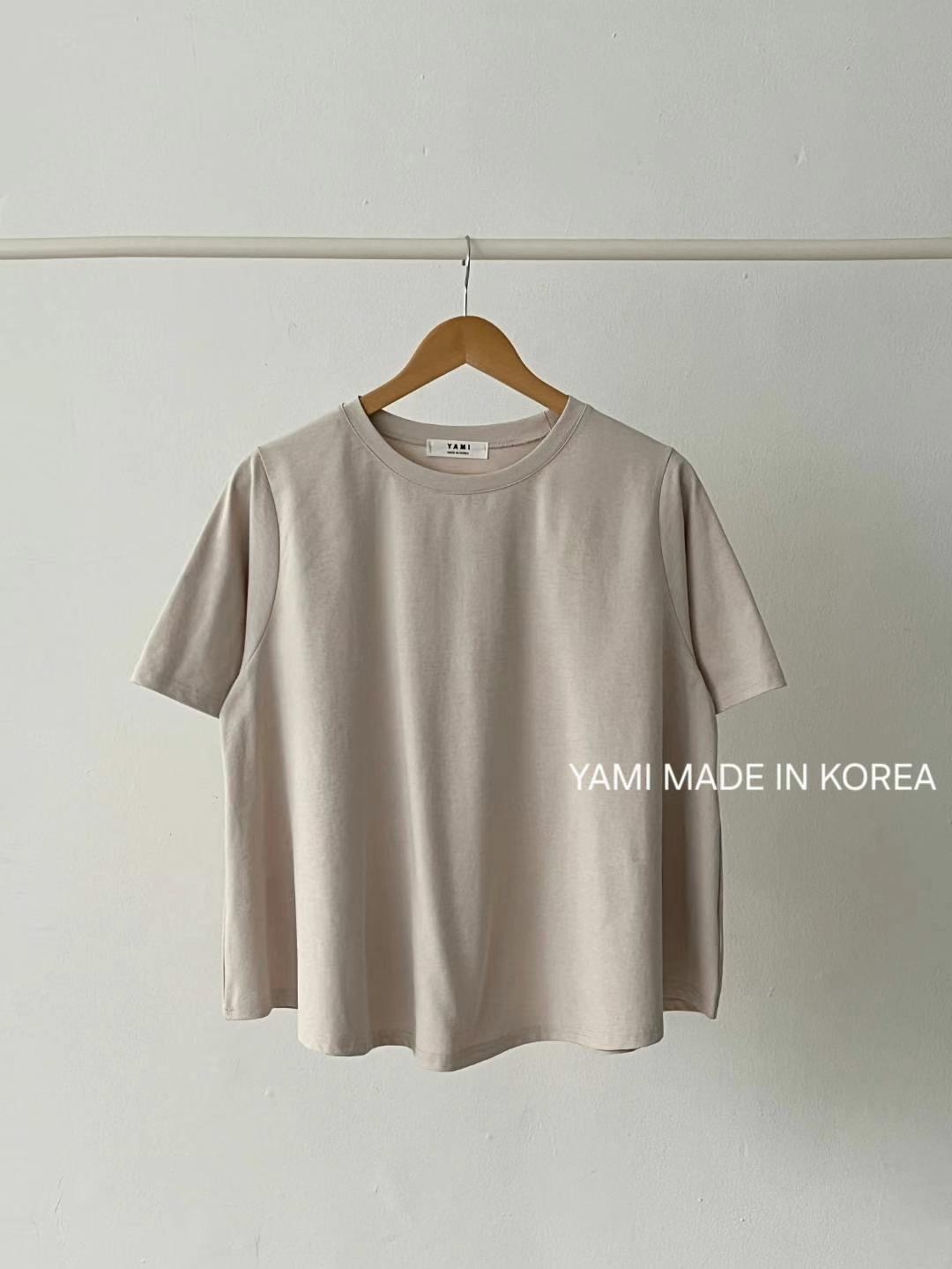 YAMI-야미-T韓國代購㊣女裝新款推薦職業25秋冬時尚熱賣T恤YAMIT恤圖色2