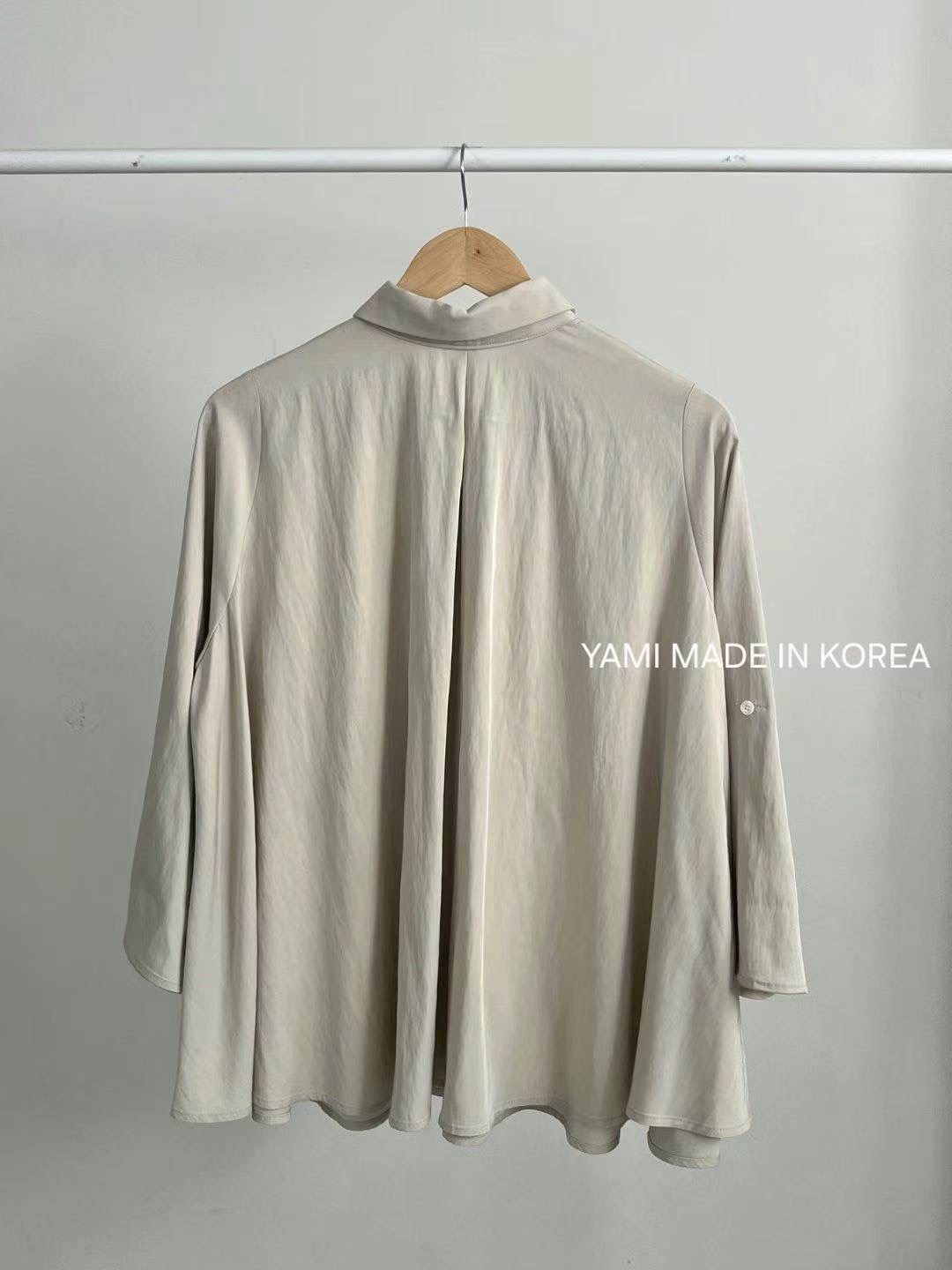 YAMI-야미-T東大門㊣直郵女士新款推薦時尚休閑襯衫蕾絲衫YAMI襯衫/蕾絲衫