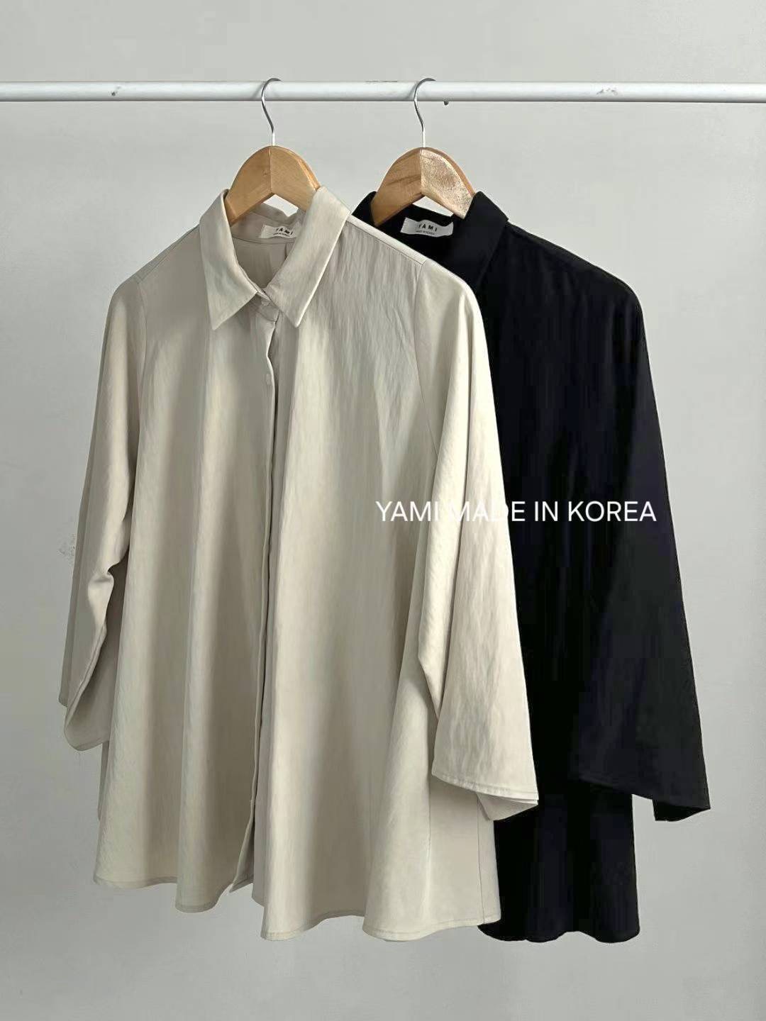 YAMI-야미-T東大門㊣直郵女士新款推薦時尚休閑襯衫蕾絲衫YAMI襯衫/蕾絲衫