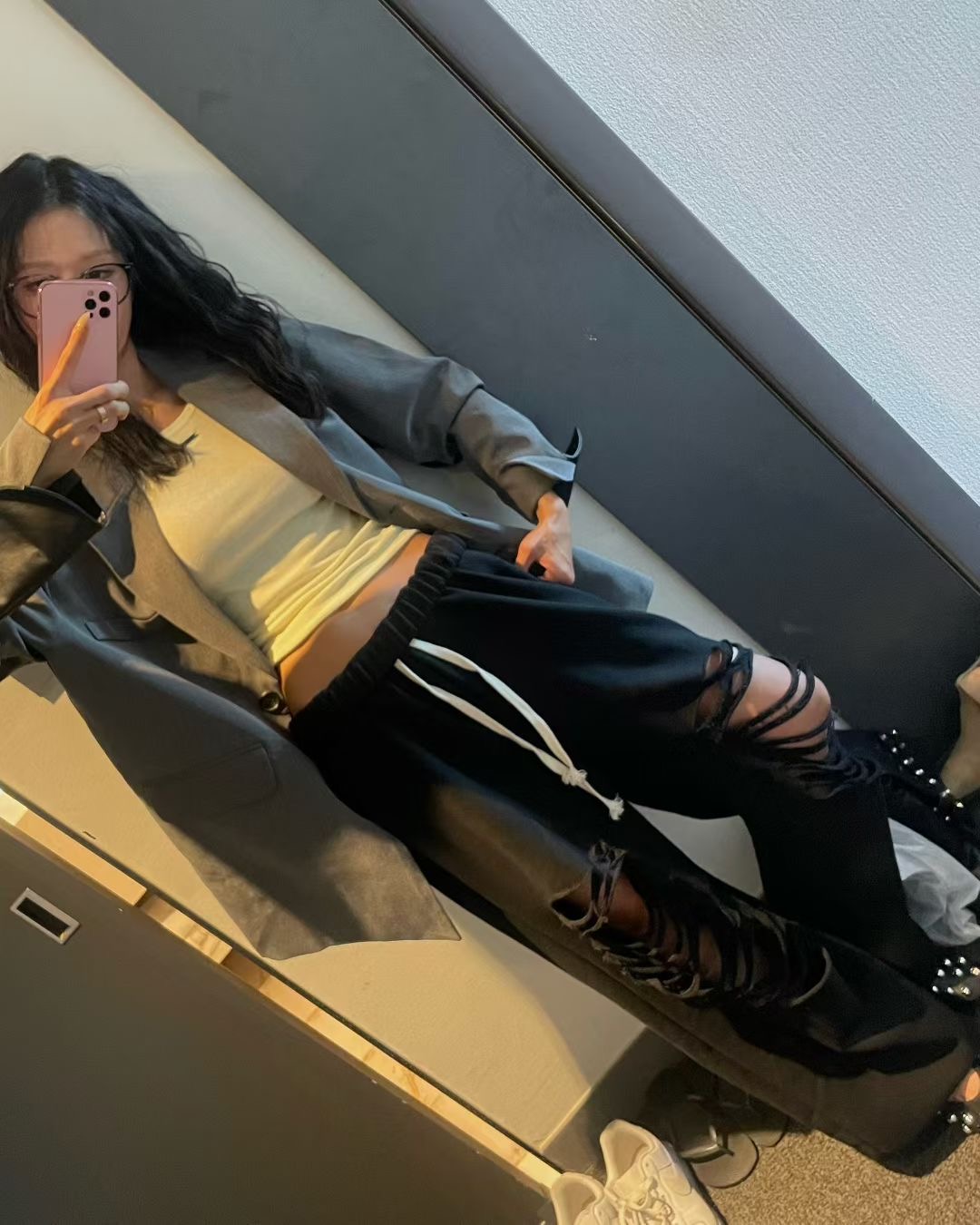 JAD韓國直郵㊣女士新品25秋冬時尚熱賣職業真品休閑人氣休閑褲A.SOLE休閑褲