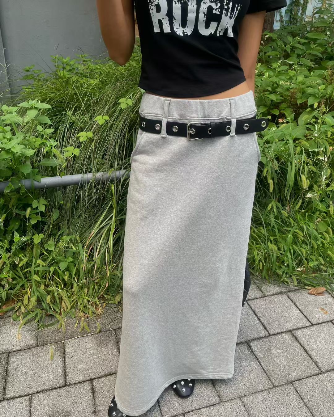 JAD東大門㊣直郵女裝新品人氣熱賣休閑25秋冬時尚長裙不含腰帶A.SOLE長裙圖色2