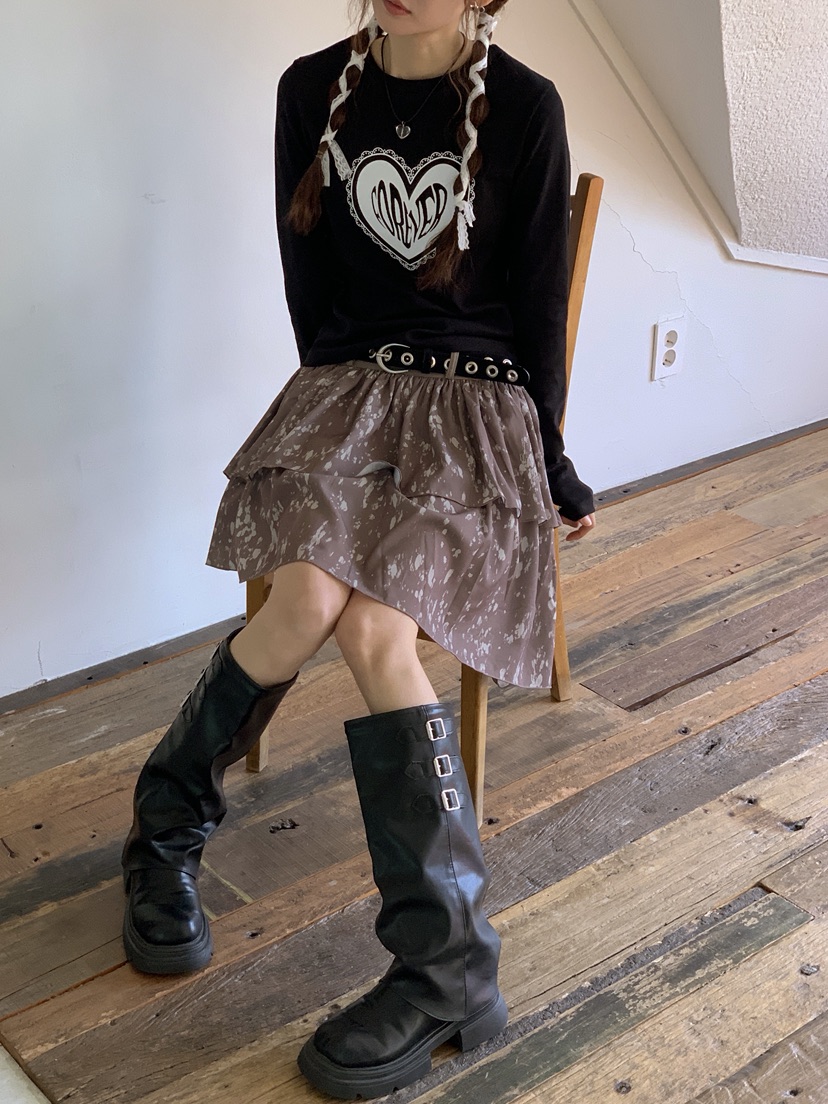 MORE THAN-P東大門㊣代購女士新款人氣25秋冬職業真品短裙MORE THAN短裙