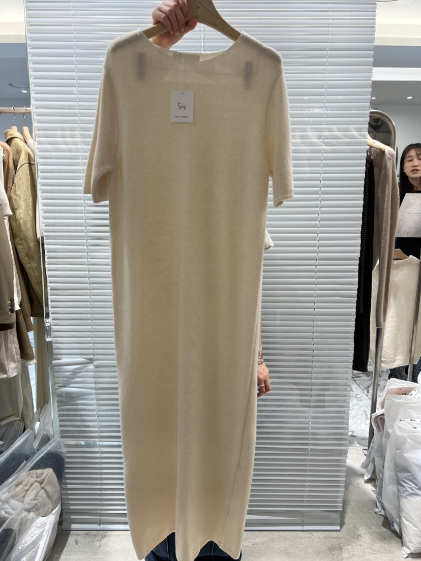 FF東大門㊣代購女裝新款25秋冬時尚推薦真品職業連衣裙羊毛FF/SUNDAY連衣裙圖色1