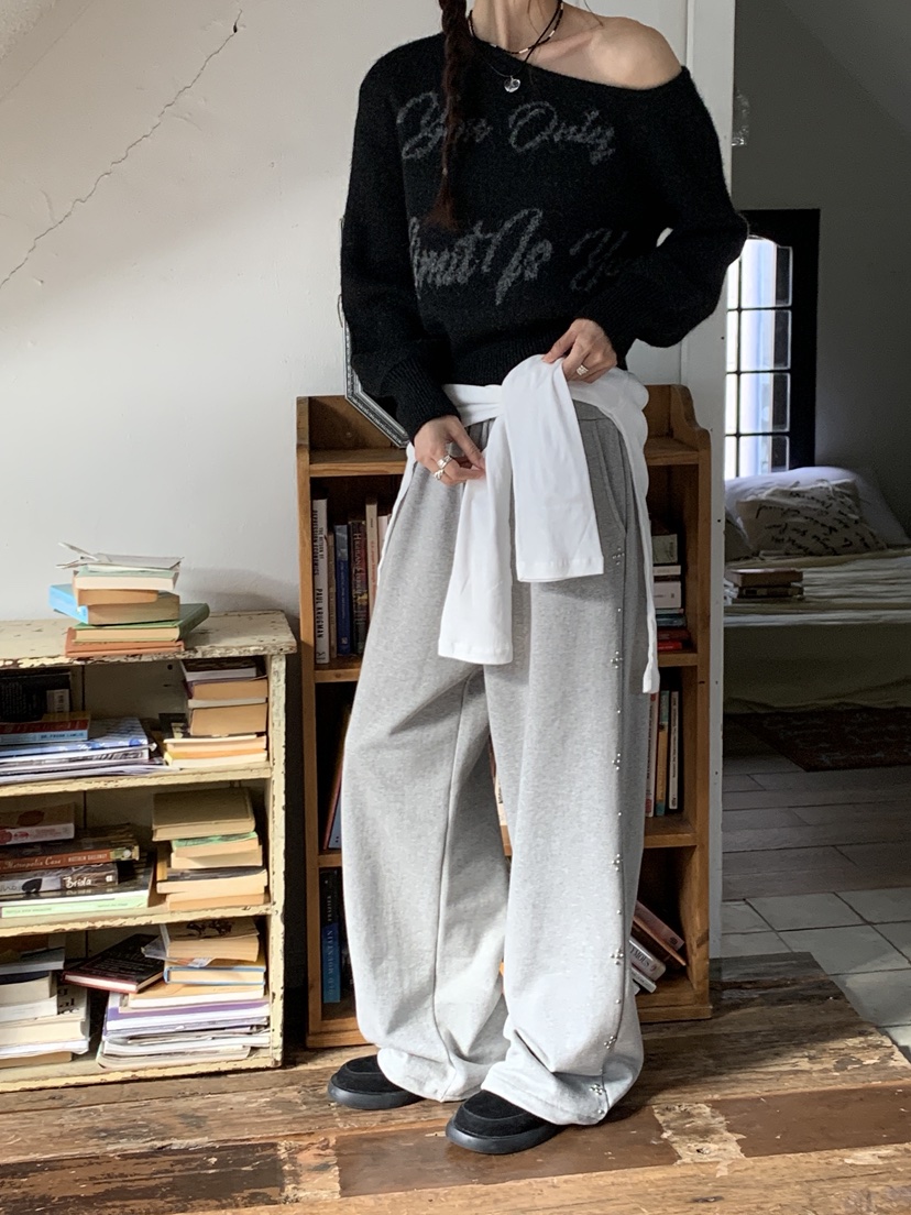 MORE THAN-P東大門㊣代購女裝新款25秋冬時尚休閑熱賣休閑褲MORE THAN休閑褲