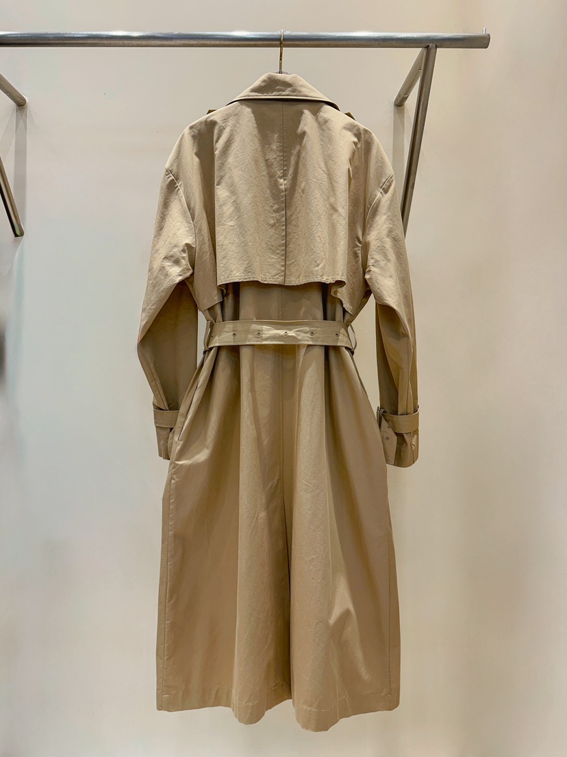 81 MARKET-L東大門㊣直郵女士新款25秋冬休閑長款風衣含腰帶81 MARKET-L長款風衣