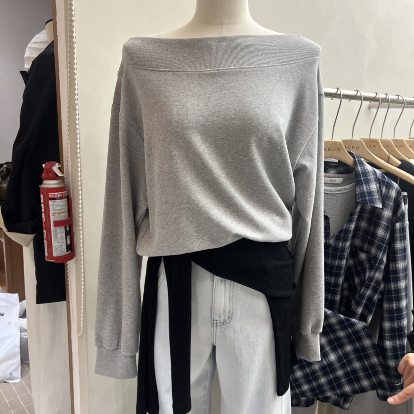 MURR韓國直郵㊣女裝新款職業25秋冬真品熱賣推薦休閑人氣衛衣MURR衛衣圖色1