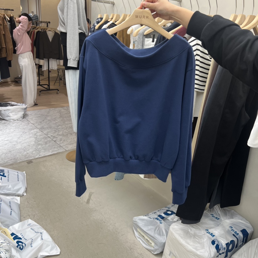 MURR韓國直郵㊣女裝新款職業25秋冬真品熱賣推薦休閑人氣衛衣MURR衛衣圖色2