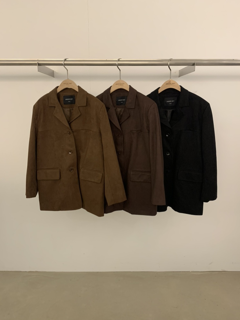 UNDER KEY韓國代購㊣女裝新品25秋冬人氣推薦熱賣真品夾克UNDER KEY夾克