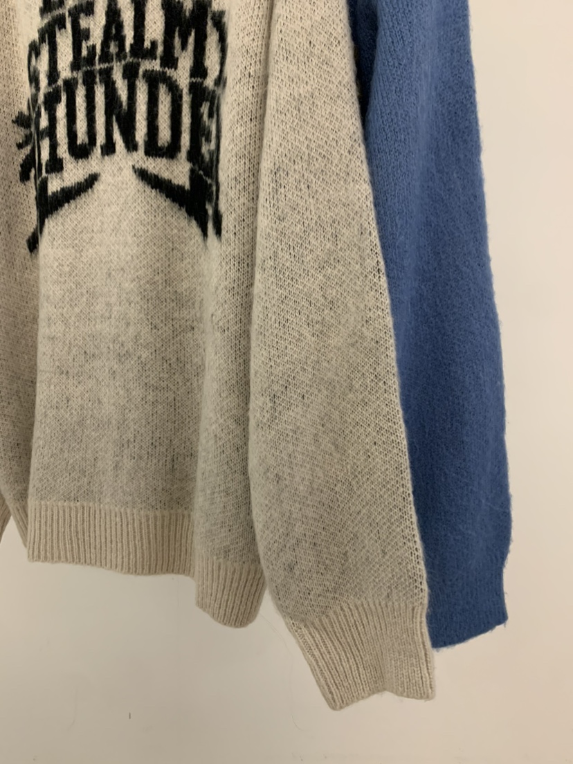 UNDER KEY韓國代購㊣女士新品真品時尚休閑職業毛衣寬松連帽UNDER KEY毛衣
