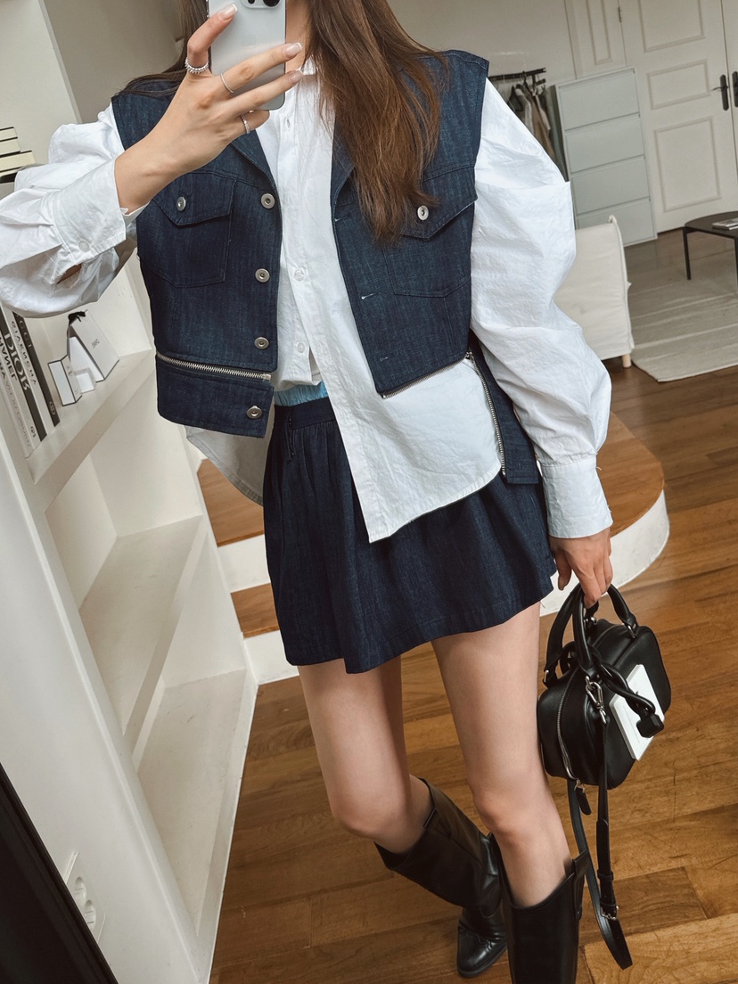 81 MARKET-L東大門㊣實拍女裝新款休閑職業25秋冬時尚馬甲81 MARKET-L馬甲