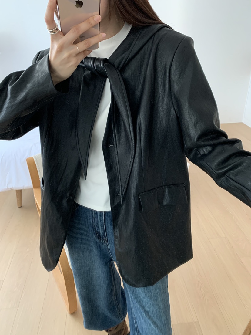 RIVER RAIN東大門㊣實拍女士新品時尚熱賣推薦休閑夾克皮革RIVER RAIN夾克