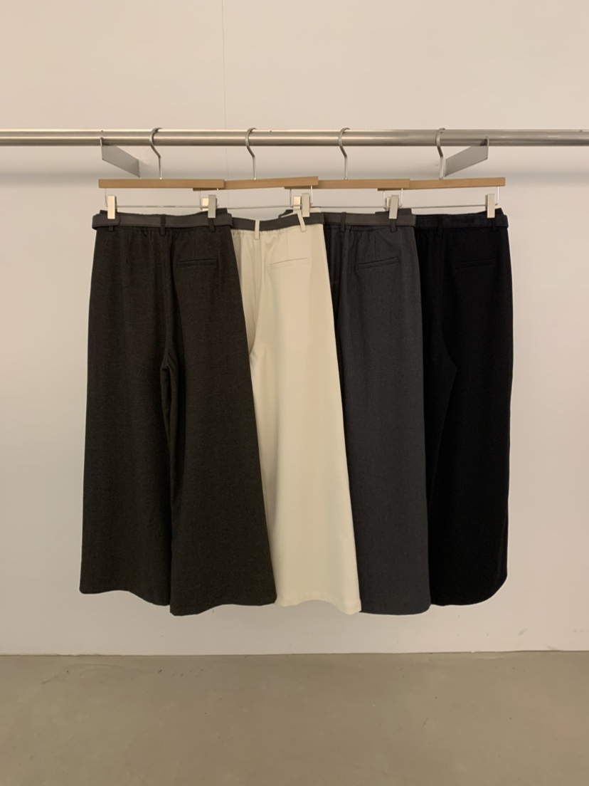 UNDER KEY東大門㊣實拍女裝新品真品休閑時尚熱賣休閑褲腰帶UNDER KEY休閑褲
