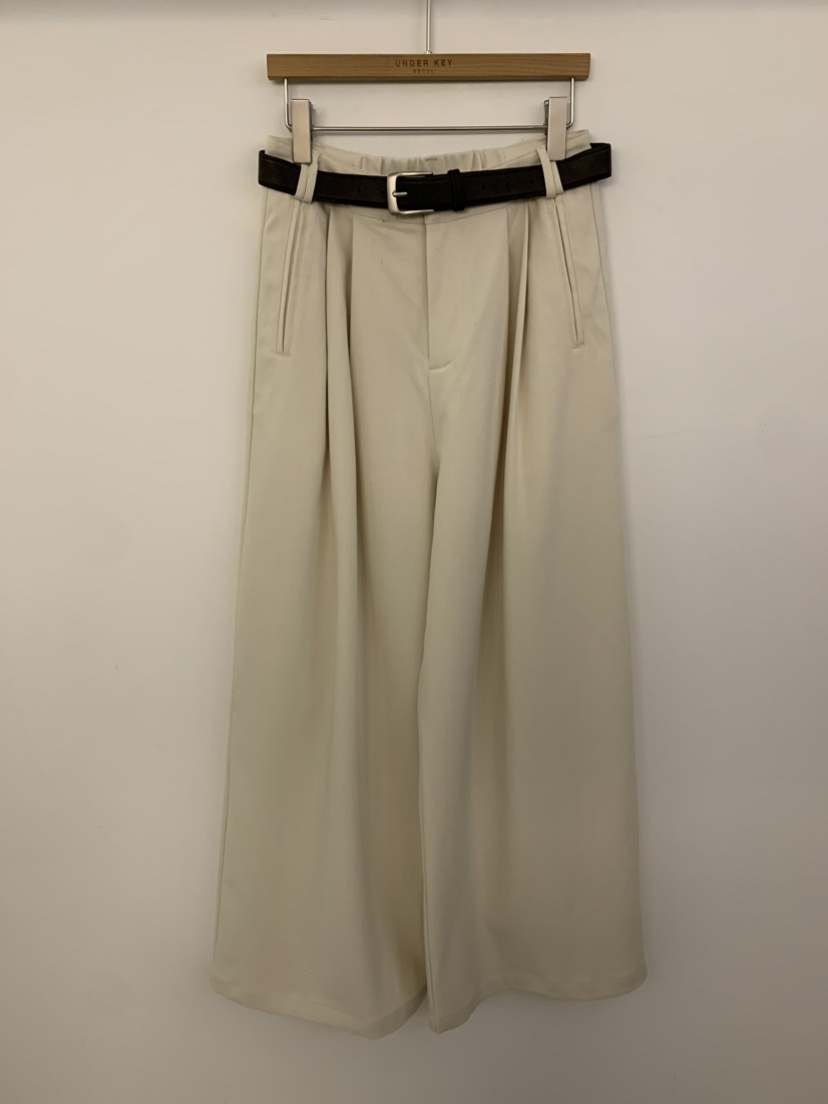 UNDER KEY東大門㊣實拍女裝新品真品休閑時尚熱賣休閑褲腰帶UNDER KEY休閑褲圖色1