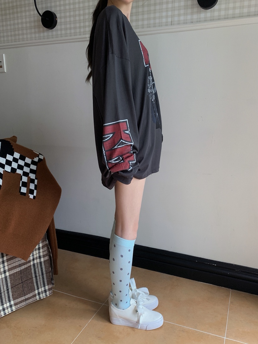 JKICHI東大門㊣直郵女裝新款時尚推薦人氣職業25秋冬長袖T恤JKICHI長袖T恤