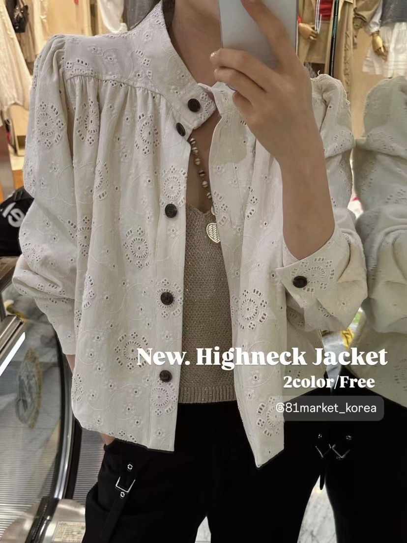 81 MARKET-L東大門㊣實拍女士新款休閑真品熱賣人氣夾克高領81 MARKET-L夾克