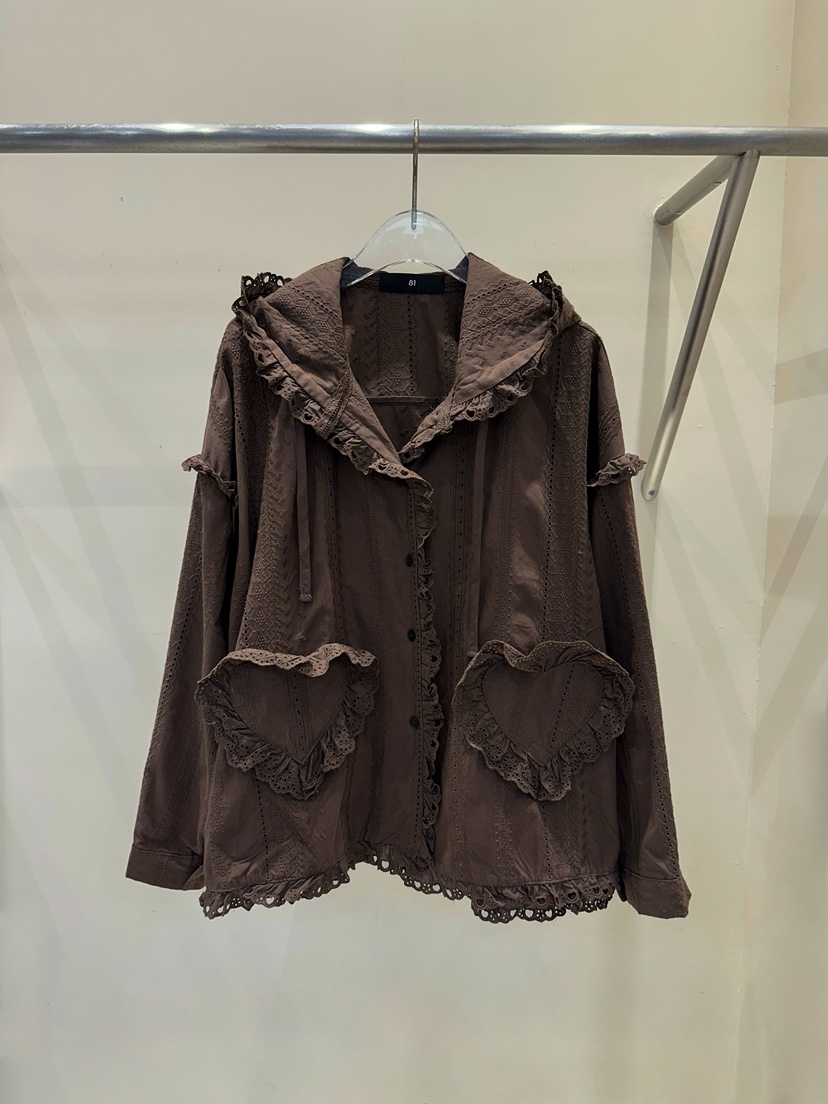 81 MARKET-L韓國代購㊣女裝新款時尚推薦熱賣休閑襯衫蕾絲衫81 MARKET-L襯衫/蕾絲衫圖色2