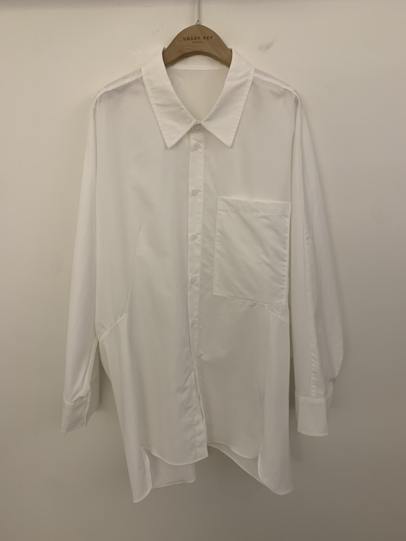 UNDER KEY東大門㊣直郵女士新品25秋冬時尚襯衫蕾絲衫寬松UNDER KEY襯衫/蕾絲衫圖色1