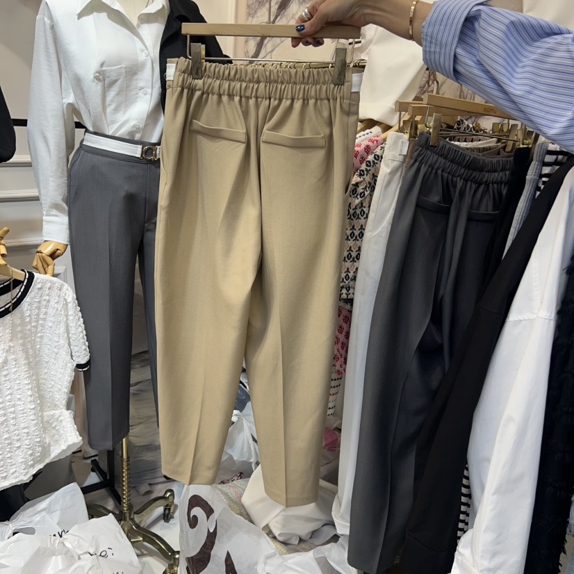BUTTU韓國代購㊣女士新款休閑25秋冬真品時尚職業人氣休閑褲10 O CLOCK/Buttu休閑褲
