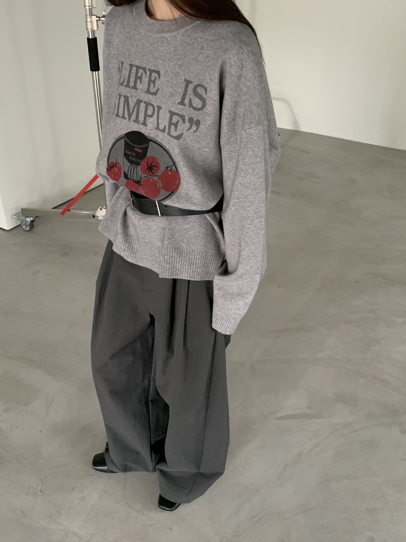RIVER RAIN韓國代購㊣女士新品真品人氣熱賣推薦休閑針織衫RIVER RAIN針織衫