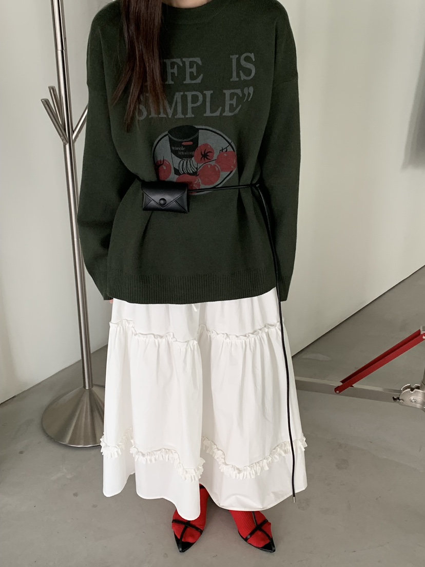 RIVER RAIN韓國代購㊣女士新品真品人氣熱賣推薦休閑針織衫RIVER RAIN針織衫