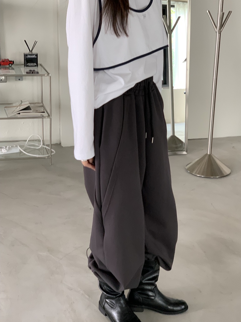 RIVER RAIN韓國代購㊣女裝新品真品熱賣25秋冬推薦時尚休閑褲RIVER RAIN休閑褲
