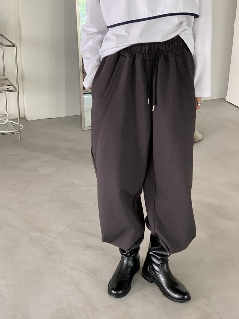 RIVER RAIN韓國代購㊣女裝新品真品熱賣25秋冬推薦時尚休閑褲RIVER RAIN休閑褲