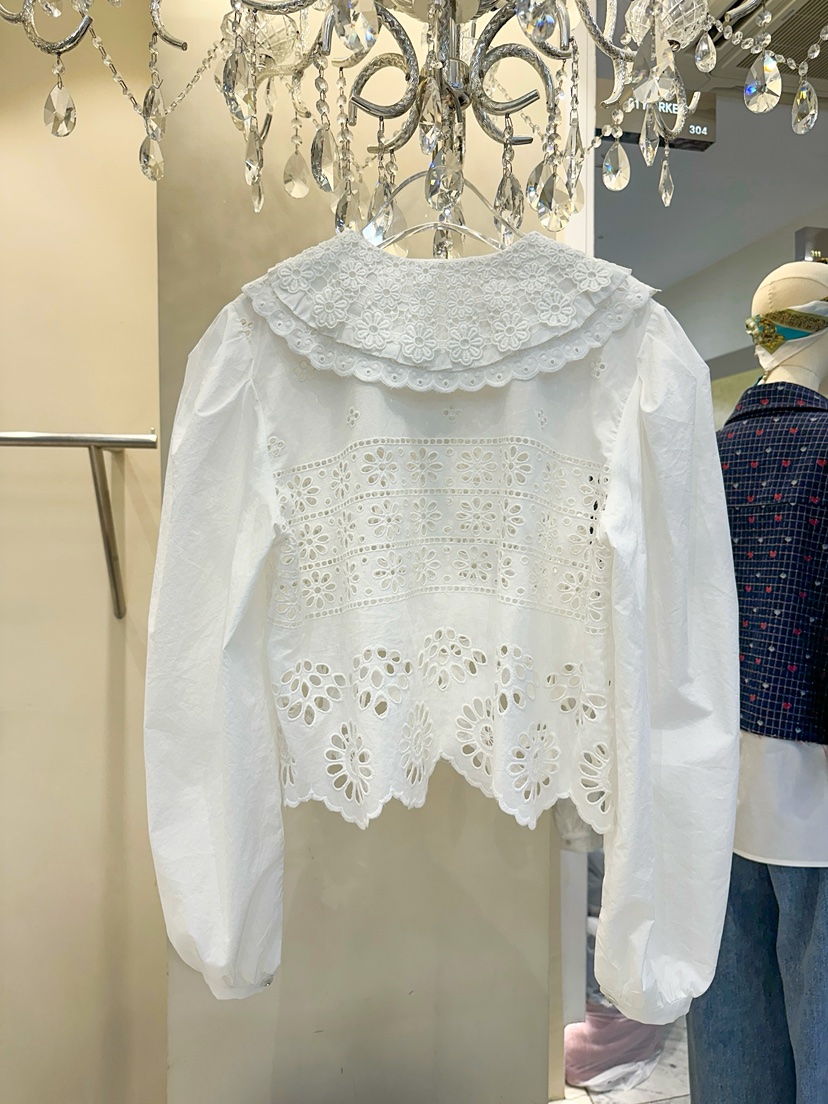 81 MARKET-L韓國代購㊣女士新品真品25秋冬熱賣襯衫蕾絲衫81 MARKET-L襯衫/蕾絲衫